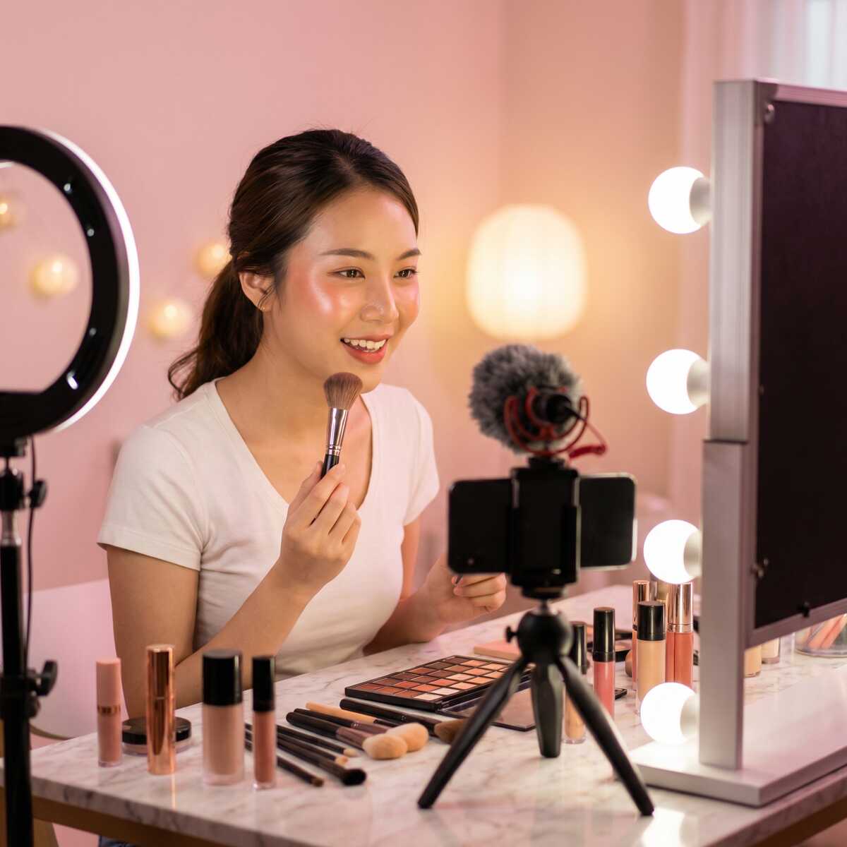 韩漫美妆视频教程